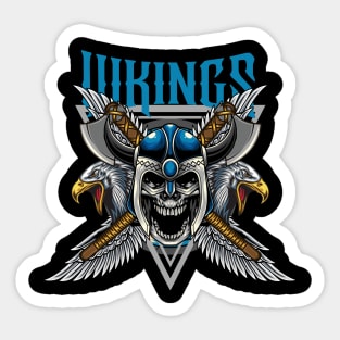 Viking Skull 5.2 Sticker